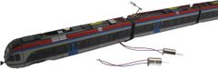 Liliput micromotor NL001 motor ombouwset voor Flirt (2 Motor) Schaal N
