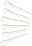 Fackelmann Egg Spoons 14 cm - Set of 6 - White