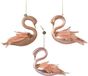 Decoris Zwaan Glas L13B4H10 cm A3 Kerst