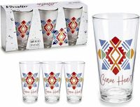 Vivalto Glazenset 31 cl Transparant Glas Kristal (3 Onderdelen)