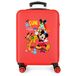Disney Mickey All Smile Koffer cabine, meerkleurig, 38 x 55 x 20 cm, robuuste ABS-kunststof, sluiting met combinatiestang, 35 l, 2 kg, 4 dubbele rode zakken, Start, Talla única, cabinekoffer