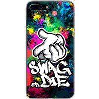 1001 coques Apple iPhone 7 Plus Swag or die Bedrukt siliconen hoesje