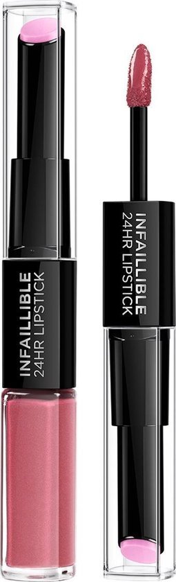 L'Oréal Infaillible 24H Lipstick - 213 Toujours Teaberry - Roze - Langhoudende, Verzorgende Lippenstift - 5 ml