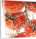 TMK ArtDeko Glazen Snijplank 60x65 cm Veiligheidsglas Rood