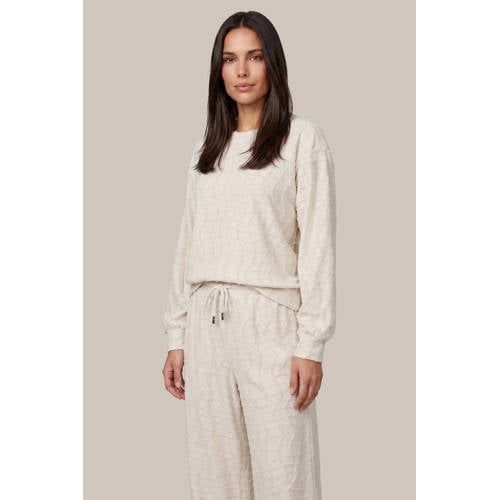 G-maxx top met print - ecru