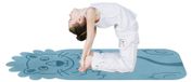 Tapis de yoga antidérapant avec motifs d'animaux pour le fitness