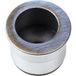 Fimet Poignée coquille H1860 Poignée frontale à tirer Ø 29 mm pour portes coulissantes chromé mat