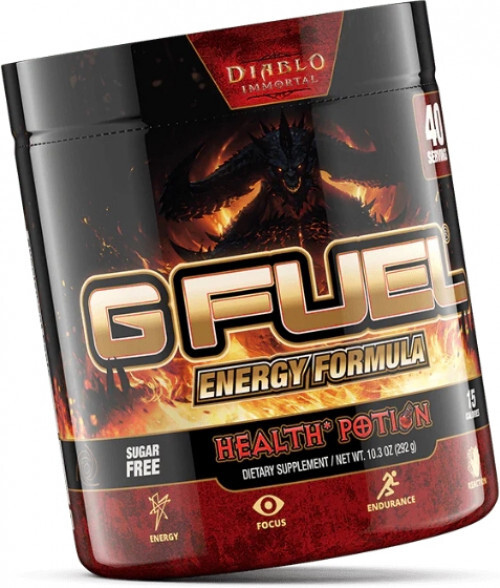 GFuel GFuel Energy Formula - Diablo Immortal Health Potion Tub