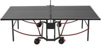 VEVOR Tafeltennistafel Pingpongtafel Oprolbare Draagbare Tafeltennistafel Zwart