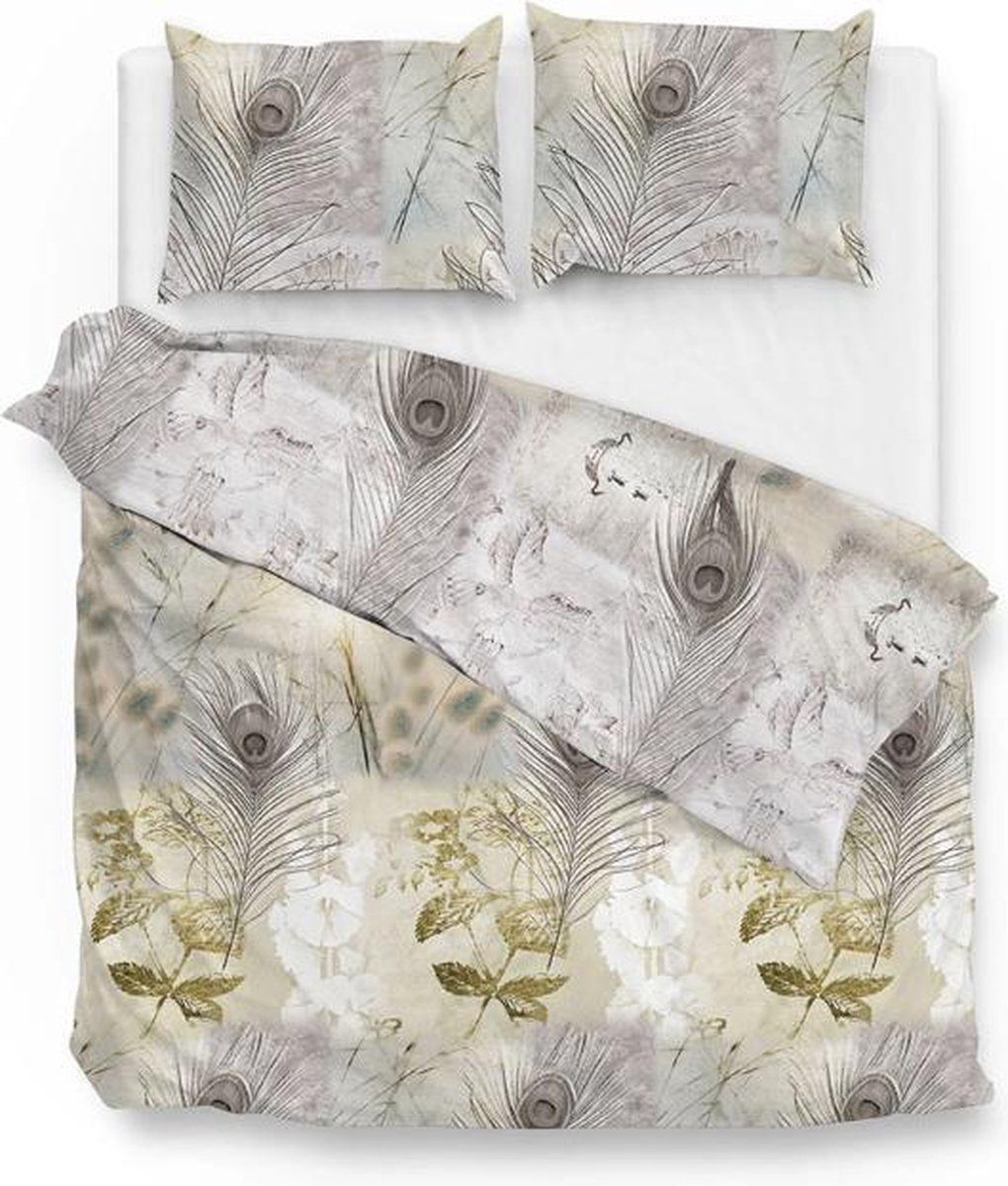 Zo!Home ZoHome Nakul Dekbedovertrek Litsjumeaux XL 260x200/220 cm Natural