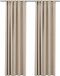 vidaXL Gordijnen linnen-look verduisterend haken 2 st 140x245 cm beige