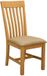 vidaXL Eetkamerstoel 2 stuks Massief Eikenhout Beige 45 x 59,5 x 100 cm