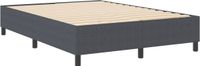 vidaXL - Platformbedframe - Donkergrijs - 140 x 200 cm - Corduroy stof