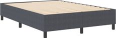 vidaXL - Platformbedframe - Donkergrijs - 140 x 200 cm - Corduroy stof