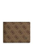 GUESS Leren Portemonnee Mito Billfold Coin Wallet Beige / Brown Lichtbruin