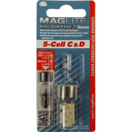 Maglite MagnumStarII Xenon Lamp for 5 C- and D-Cell Flashlights