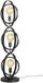 Naamloos Vloerlamp Turn Around 3 lichts H 124 cm mat zwart