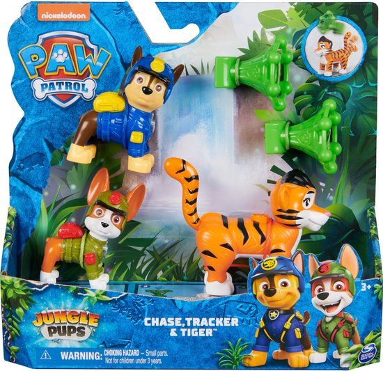 PAW Patrol Jungle Pups Speelfiguur met projectielwerper