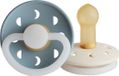 FRIGG Moon Night Fopspeen Stone Blue / Cream 0-6 Mnd 2 Stuks
