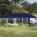 Prolenta Maison Exclusive Pop-up partytent, 575 x 290 x 245 cm, blauw