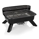 Princess 112252 Hybride Barbecue - Elektrisch + Houtskool - Tafelmodel - 2000W - Zwart