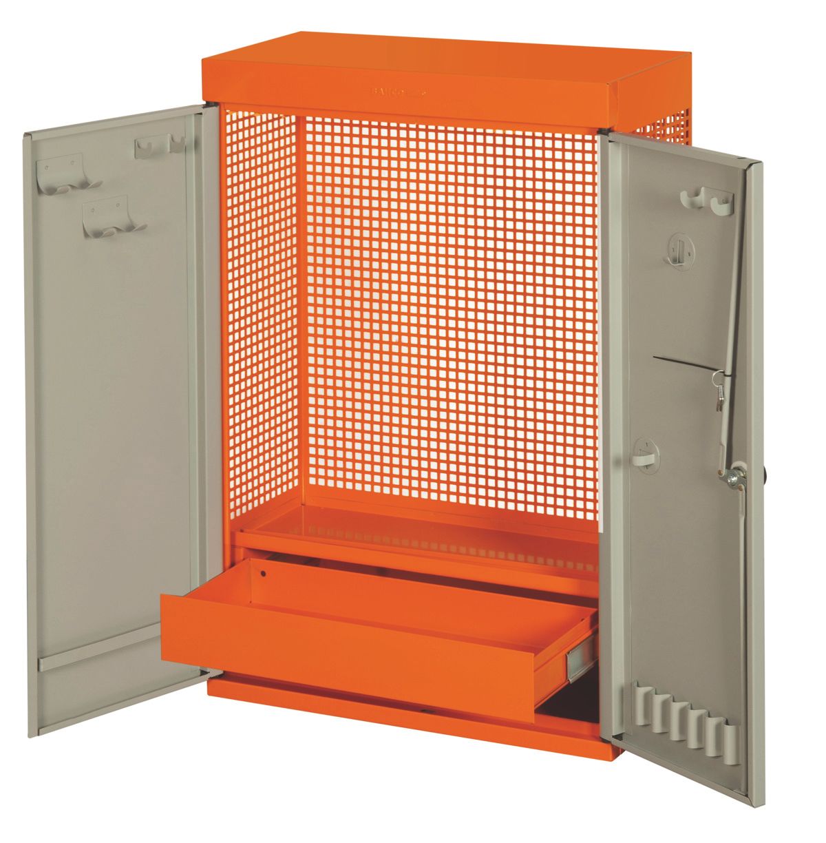 Bahco Gereedschapskast met 2 deuren | oranje | 900 mm x 250 mm x 602 mm