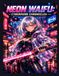 Neon Waifu: A Cyberpunk Coloring Journey