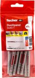 fischer constructieplug DuoXpand T - verzonken kop - 8x80mm - 10 stuks