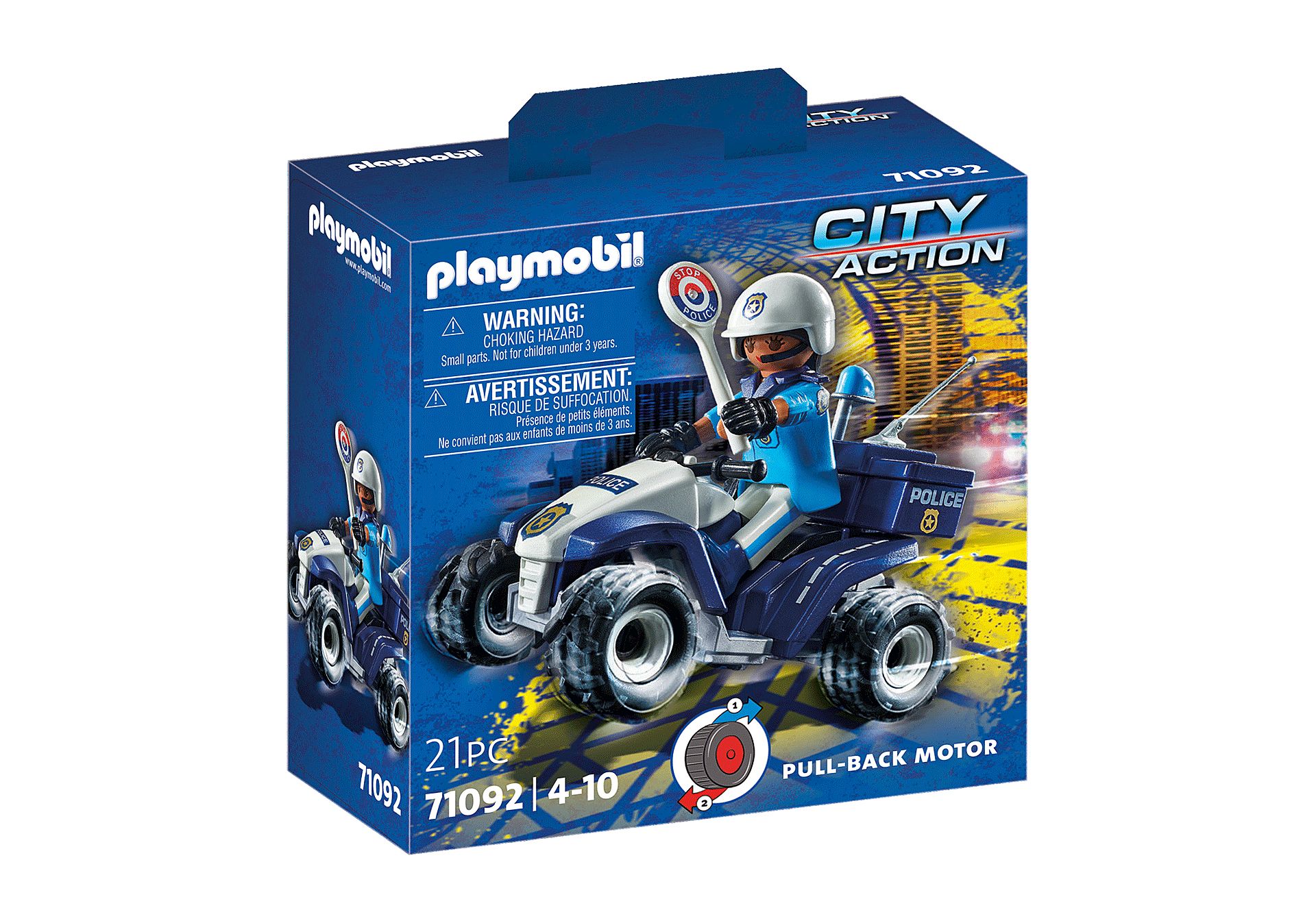 PLAYMOBIL City Action Politie - Speed Quad - 71092