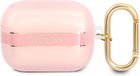 Guess TPU Printed Stripe Case pour Apple Airpods Pro 1 (1e génération) - Rose