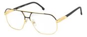 Carrera CARRERA 1135 MATTE BLACK GOLD 60/14/145 Herrenbrillen Brilmonturen