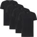 Mustang T-shirt Style Allen 4-Pack Zwart Heren 3XL