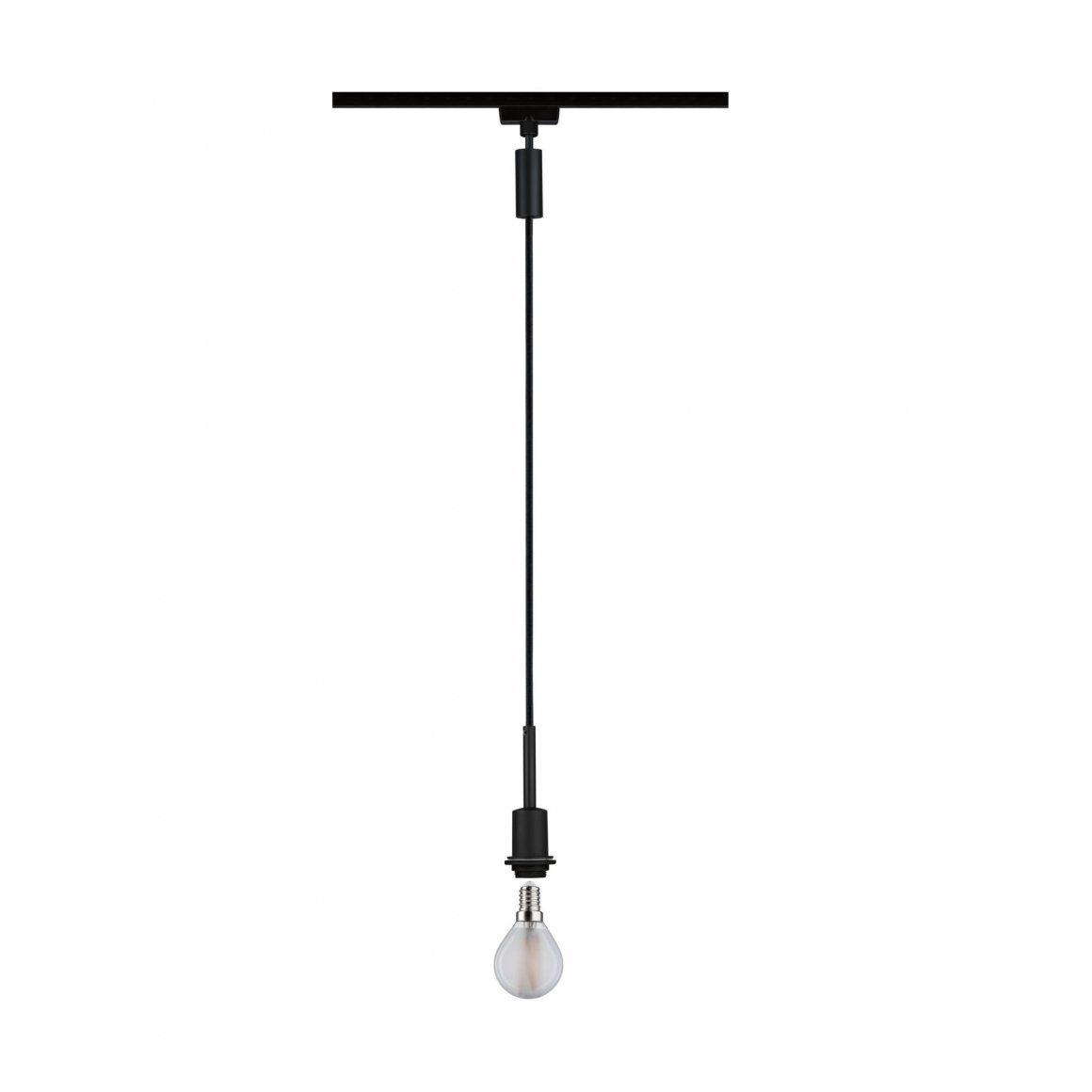 Paulmann DecoSystems Hanglamp - Metaal - E14 - 20 Watt - Zwart