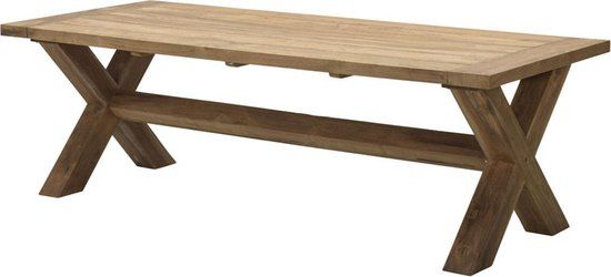 Garden Impressions Colombia Teak Tuintafel - 240x100 cm - Bruin