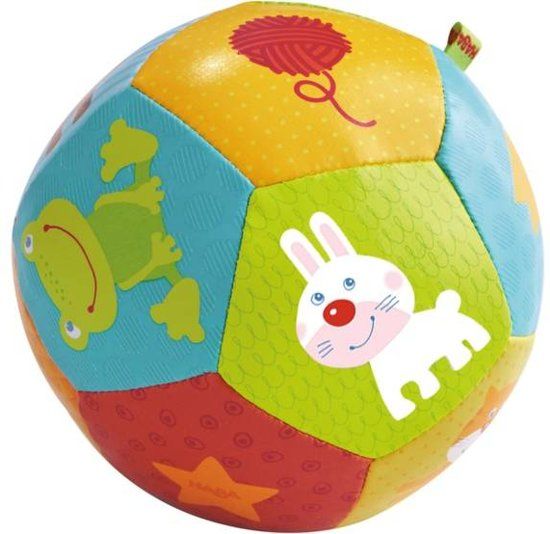 Haba - Baby Bal - Dierenvrienden - Hout - Multi