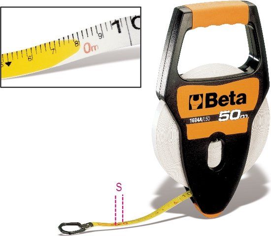 Beta 1694A/L - Rolbandmaat met handgreep