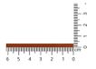 Opti Ritssluiting S40-30-08570 100% polyester bruin 30 cm