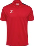 Hummel Hmlauthentic Functional Polo Heren Korte Mouw Katoen Normaal Pasvorm True Red XS