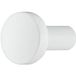 Häfele Poignée de meuble en alliage de zinc-aluminium, blanc mat, Ø 20 mm