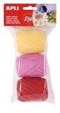 APLI 14415 - Natuurlijke raffia snoeptonen 3 u.