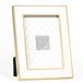 Torre & Tagus 902507b Regis Gold Trim Wit Emaille Frame, 5 "x 7" Goud/Wit
