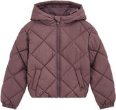 WE Fashion Meisjes oversized gewatteerde jas met capuchon
