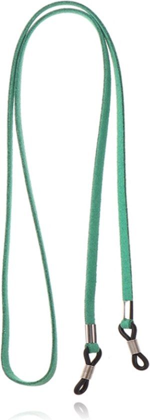 LGT JWLS LGT Jewels Groen Elastisch PU Leren Koord voor Zonnebril of Leesbril