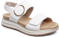 Remonte D1J63-80 dames klittenband sleehak sandalen WIT
