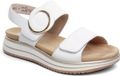 Remonte D1J63-80 dames klittenband sleehak sandalen WIT