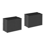 Wiesenfield Middenwand met lijst - 20 stuks - kunststof - 483x232 mm