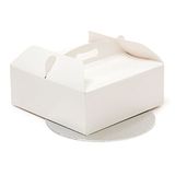 0340107 Decora 0340107 Taartdoos 28,5 x 28,5 x 10 cm met Cake Board Ø 28 cm