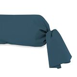 Soleil d'Ocre Snee van Bolster, Katoen, Blauw, 45 x 135 cm