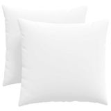 vidaXL - Zitkussens - 2 stuks - Stof - Wit - 45 x 45 cm