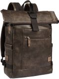 Camel Active Laos Rolltop Backpack Brown